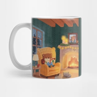 Cozy fireplace Mug